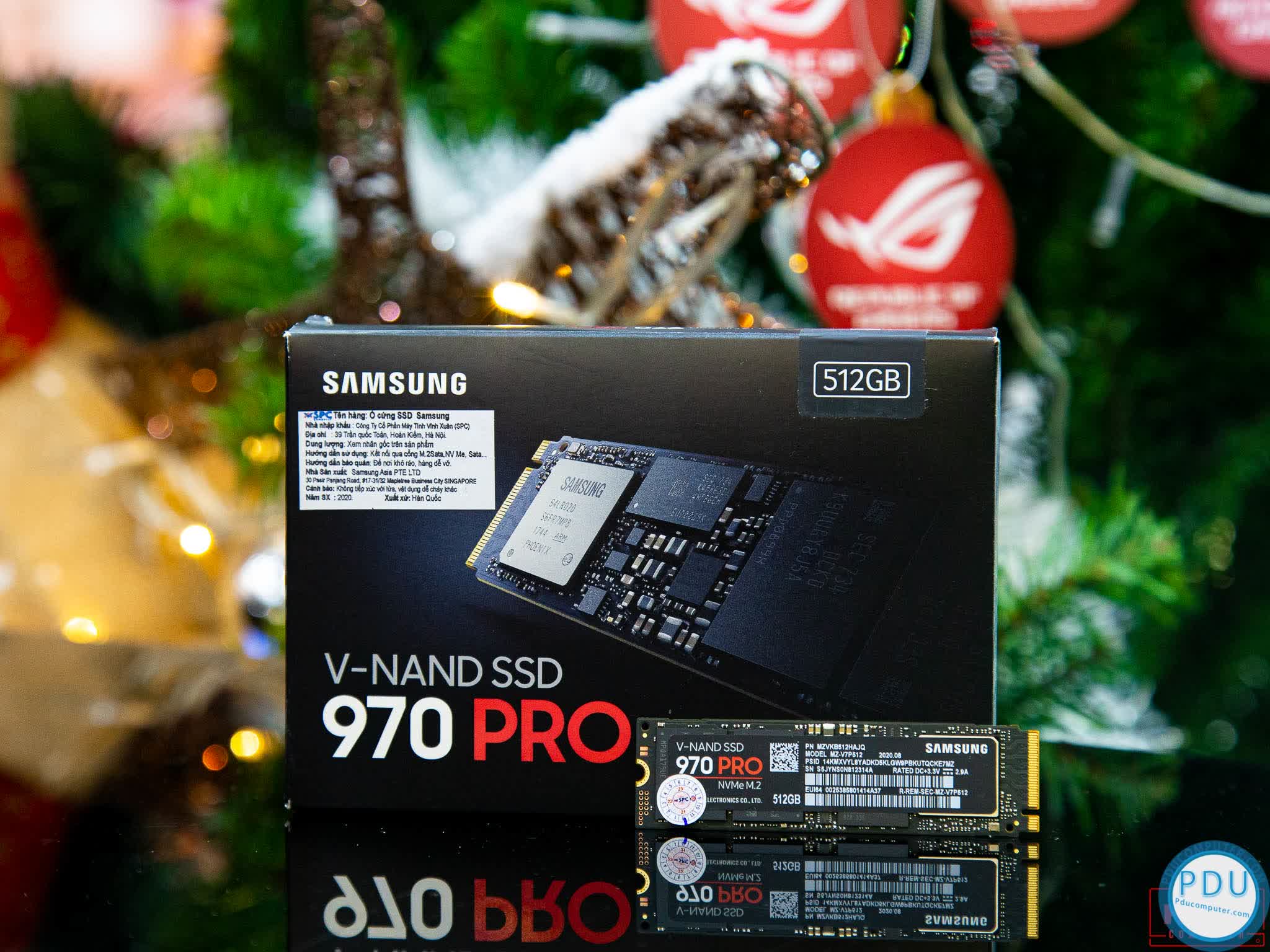 Ổ cứng SSD Samsung 970 PRO 512GB M.2 2280 PCIe NVMe 3x4 (Đọc 3500MB/s - Ghi 2300MB/s)