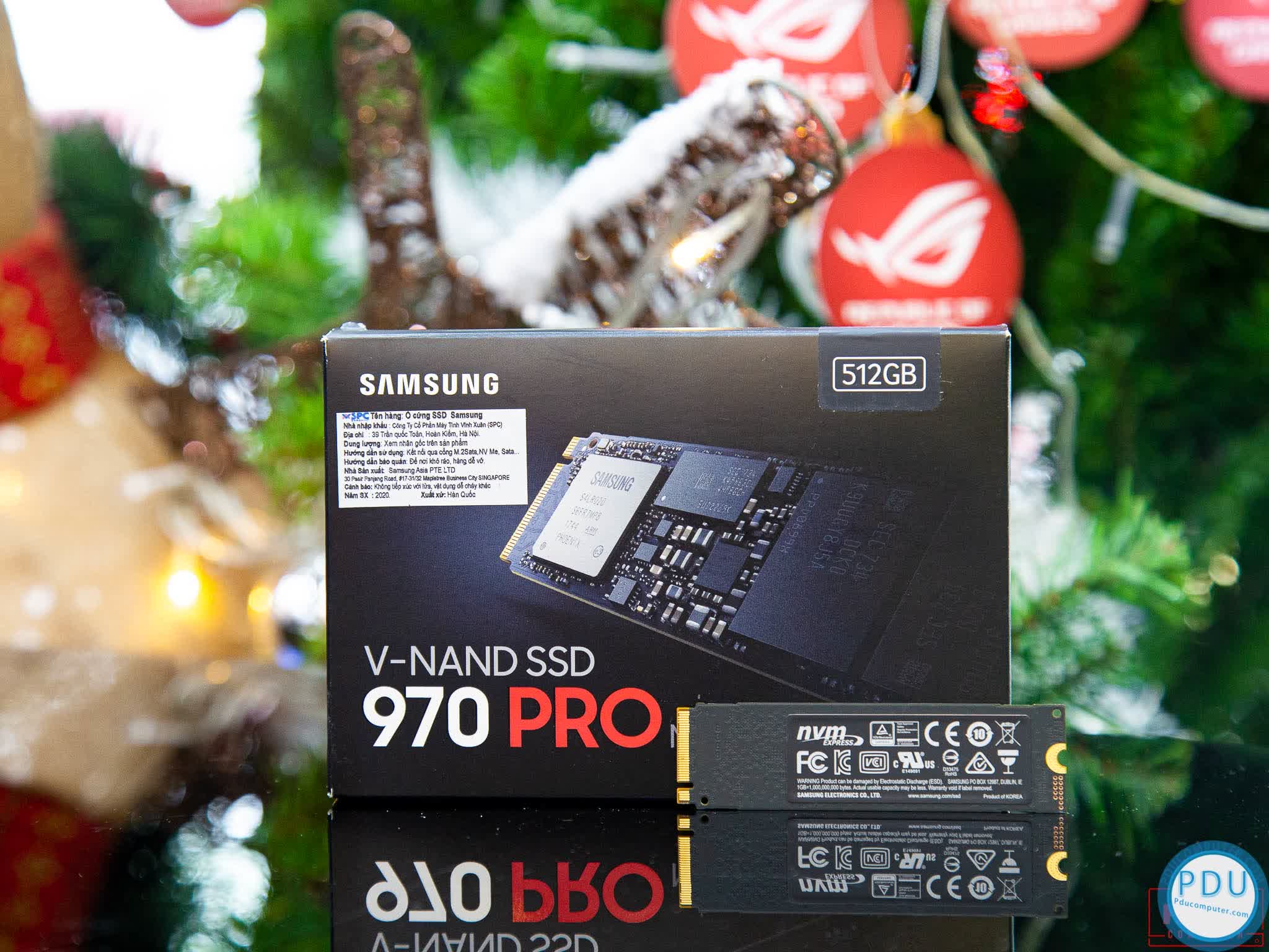 Ổ cứng SSD Samsung 970 PRO 512GB M.2 2280 PCIe NVMe 3x4 (Đọc 3500MB/s - Ghi 2300MB/s)