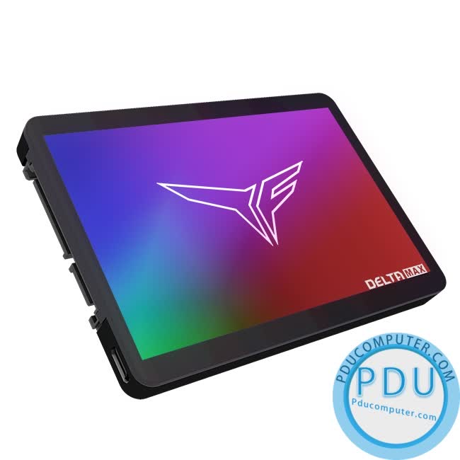Ổ cứng SSD Team T-Force Delta Max RGB 250GB 2.5 inch SATA3 (Đọc 560MB/s - Ghi 500MB/s) - (T253TM250G3C302)