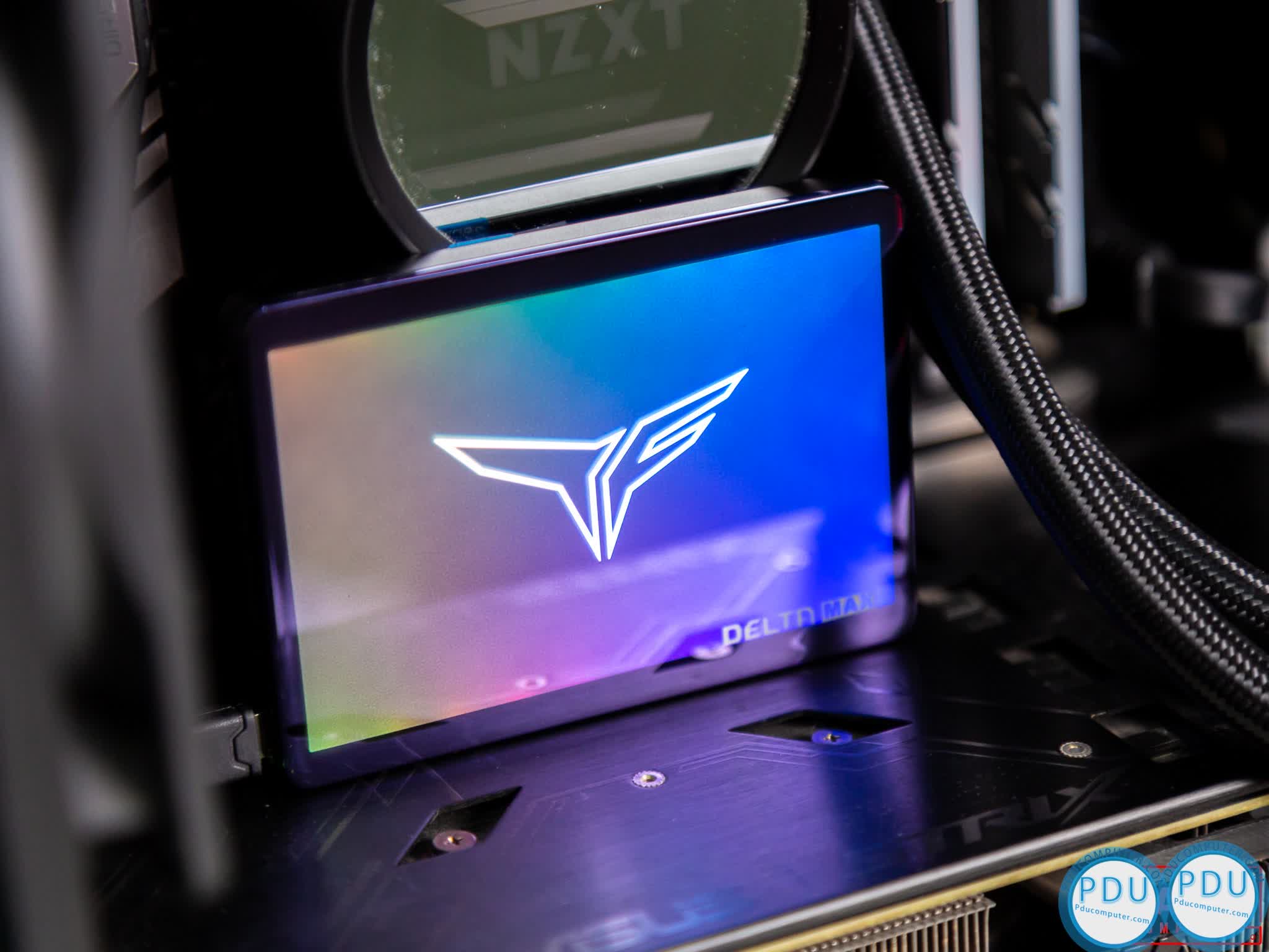 Ổ cứng SSD Team T-Force Delta Max RGB 250GB 2.5 inch SATA3 (Đọc 560MB/s - Ghi 500MB/s) - (T253TM250G3C302)