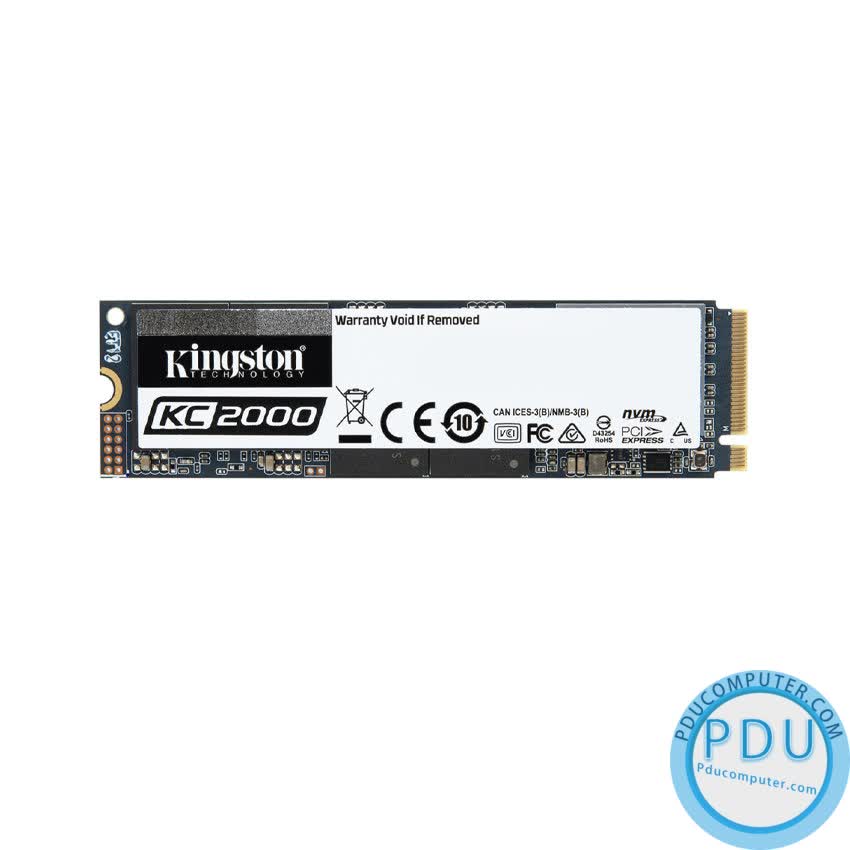 SSD Kingston SKC2000 1TB NVMe M.2 2280 PCIe Gen 3 x 4 (Doc 3200MB/s, Ghi 2200MB/s) -KC2000M8/1000G