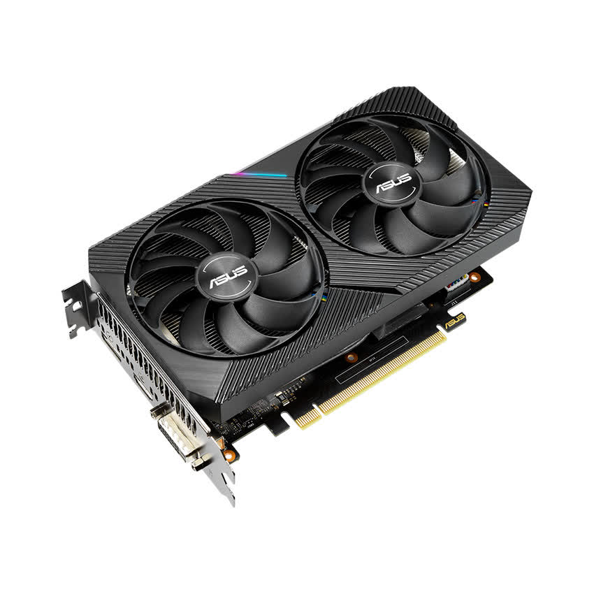 Card màn hình Asus DUAL GTX 1660 Super-O6G-MINI (6GB GDD6, 192-bit, DVI+HDMI, 1x8-pin)