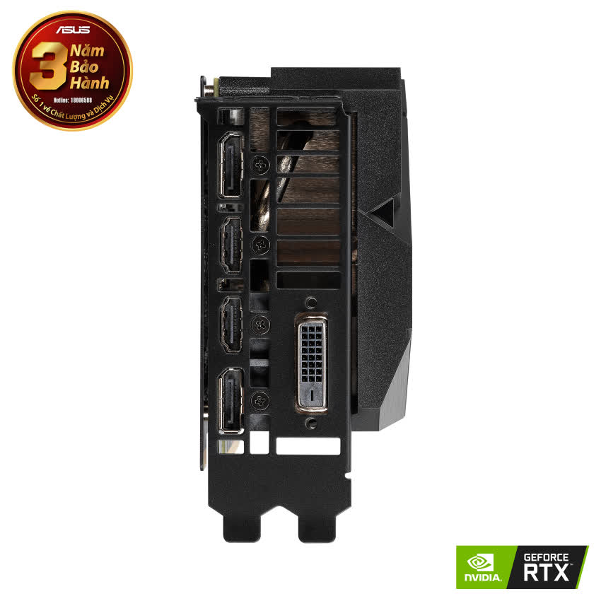 Card màn hình ASUS DUAL RTX 2060 Super-8G EVO (8GB GDDR6, 256-bit, DVI+HDMI+DP, 1x8-pin)
