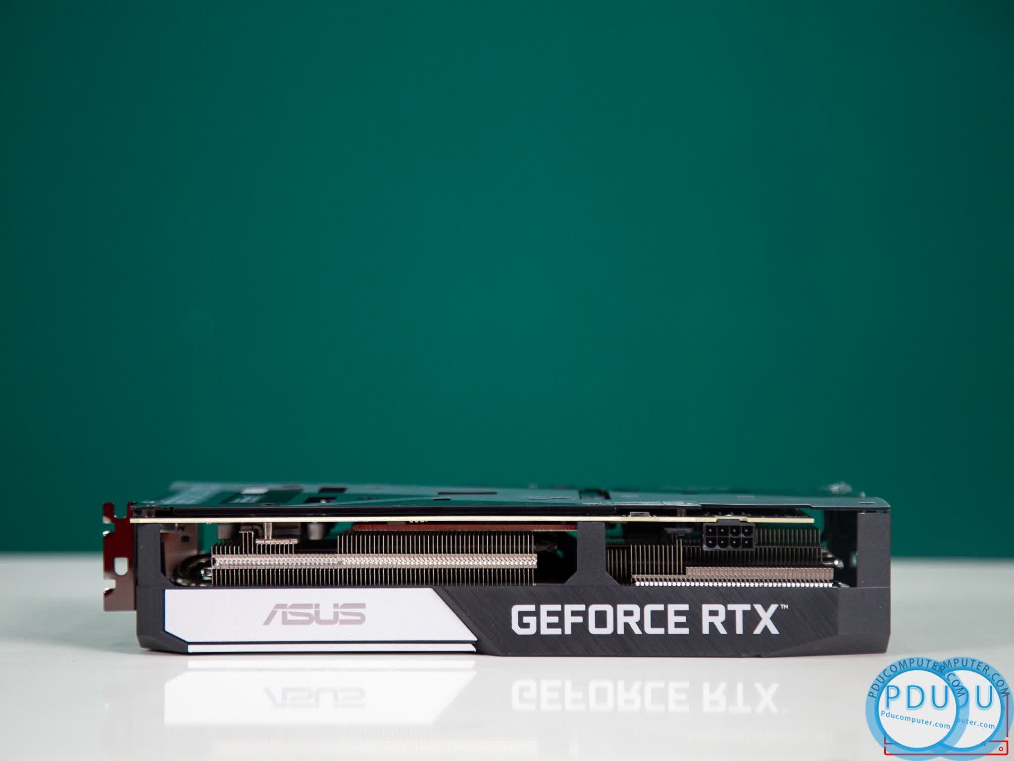 Card màn hình Asus DUAL RTX 3060 Ti-O8G