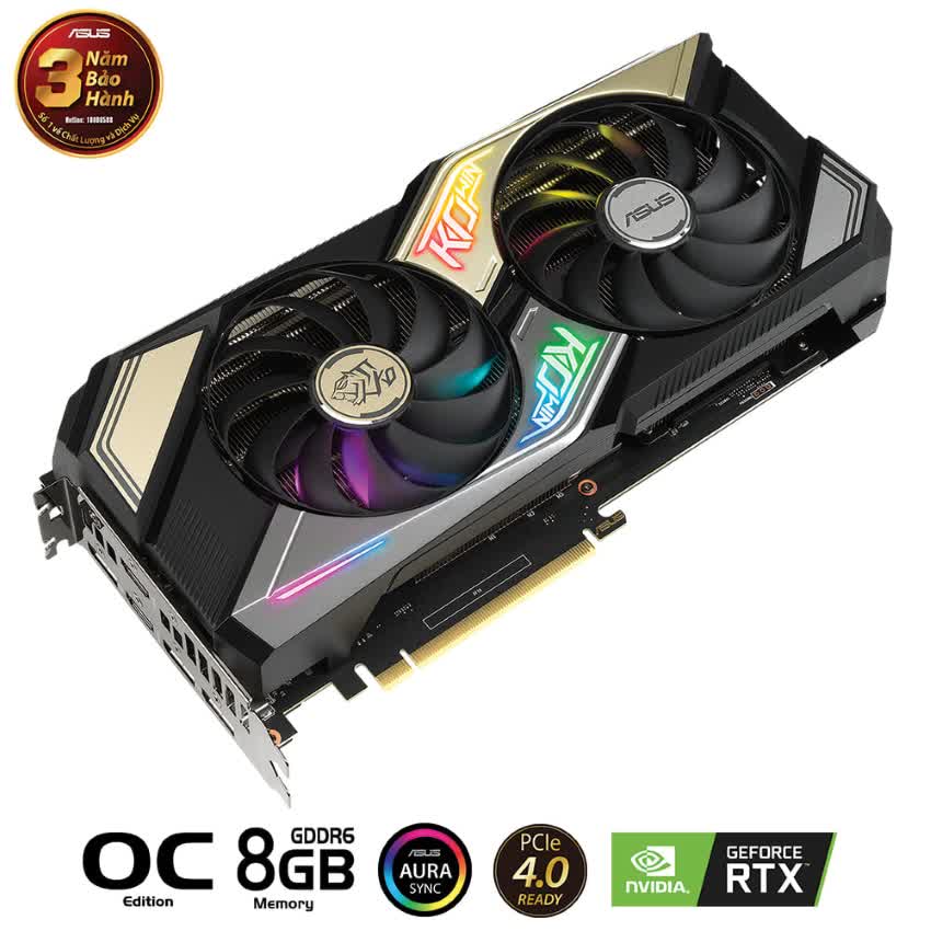 Card màn hình Asus KO-RTX3070-O8G GAMING (Limited) 