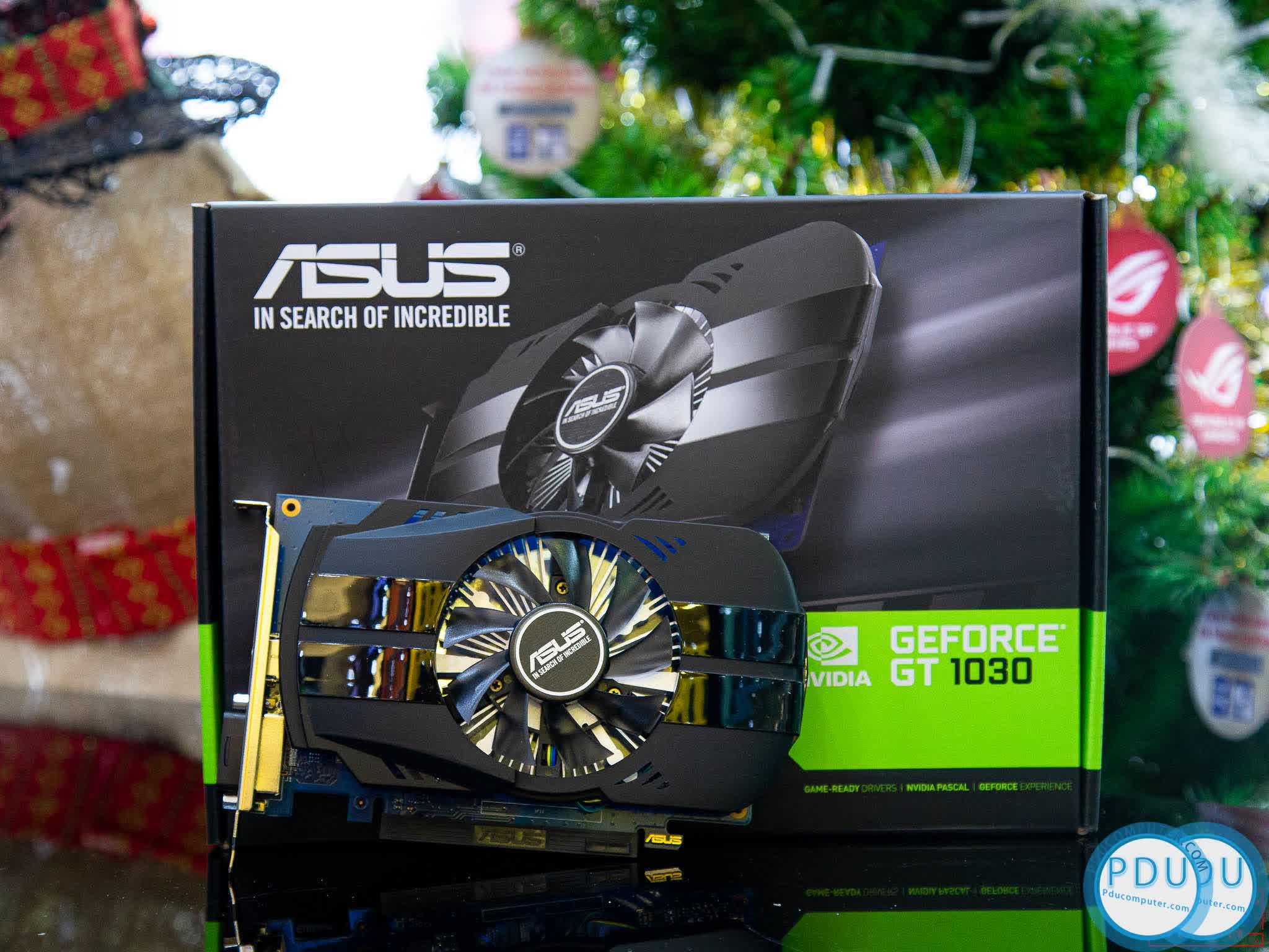 Card màn hình ASUS PH-GT1030-O2G (2GB GDDR5, 64-bit, DVI+HDMI)