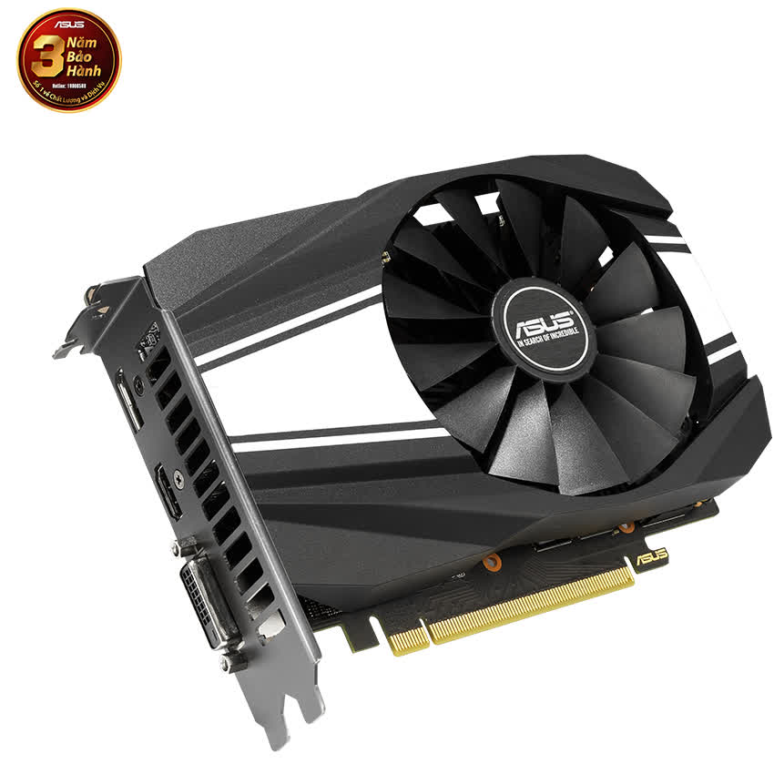 Card màn hình ASUS PH GTX 1650 Super-O4G (4GB GDDR6, 128-bit, DVI+HDMI+DP)