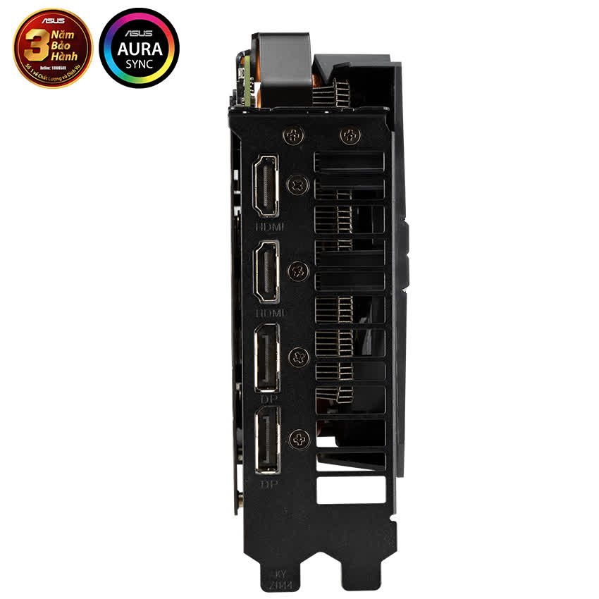 Card màn hình ASUS ROG STRIX GTX 1650 Super-A4G GAMING (4GB GDDR6, 128-bit, HDMI+DP, 1x6-pin)