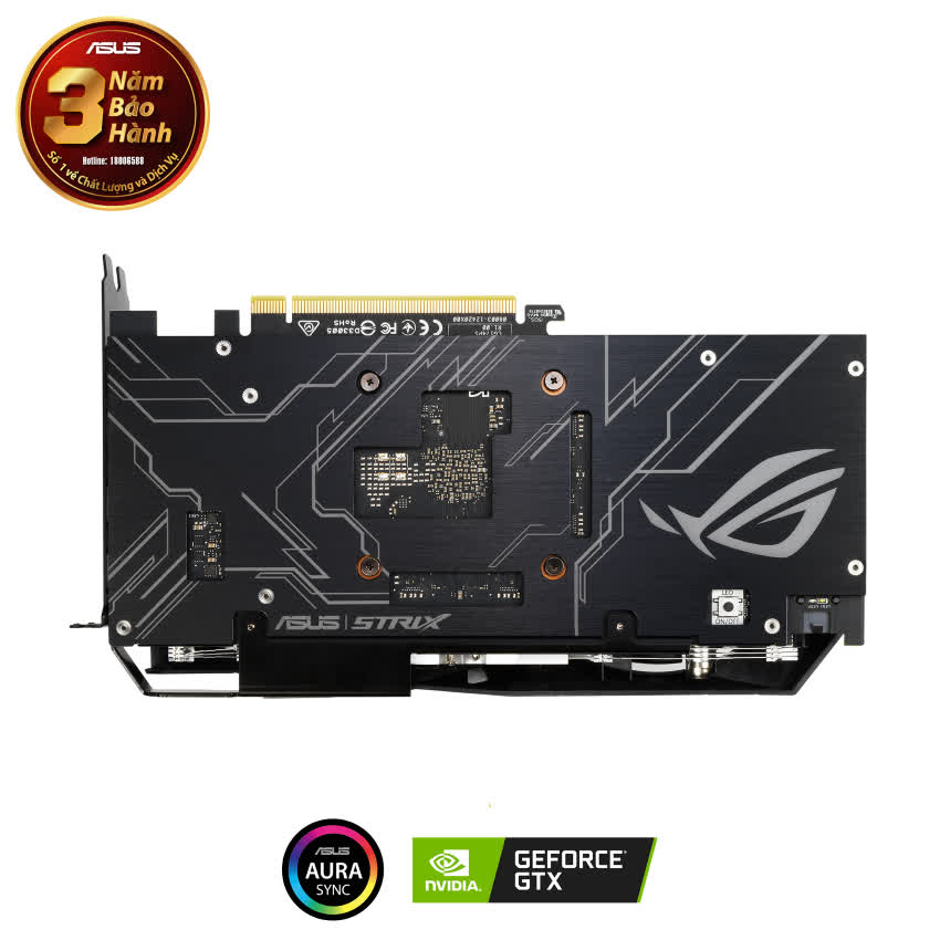 Card màn hình ASUS ROG STRIX GTX1650 - O4G GAMING (4GB GDDR5, 128-bit, HDMI +DP, 1x6-pin)