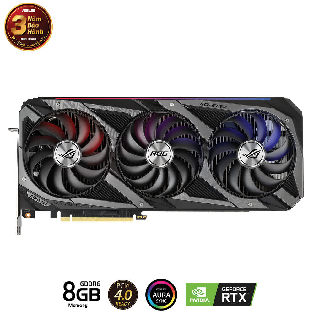 Card màn hình Asus ROG STRIX RTX 3060 Ti-8G-GAMING 