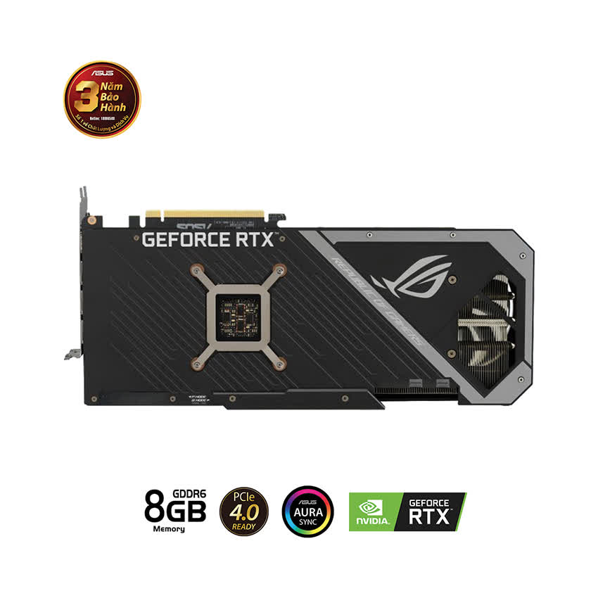 Card màn hình Asus ROG STRIX RTX3070-O8G-GAMING (8GB GDD6, 256-bit, HDMI +DP, 2x8-pin)