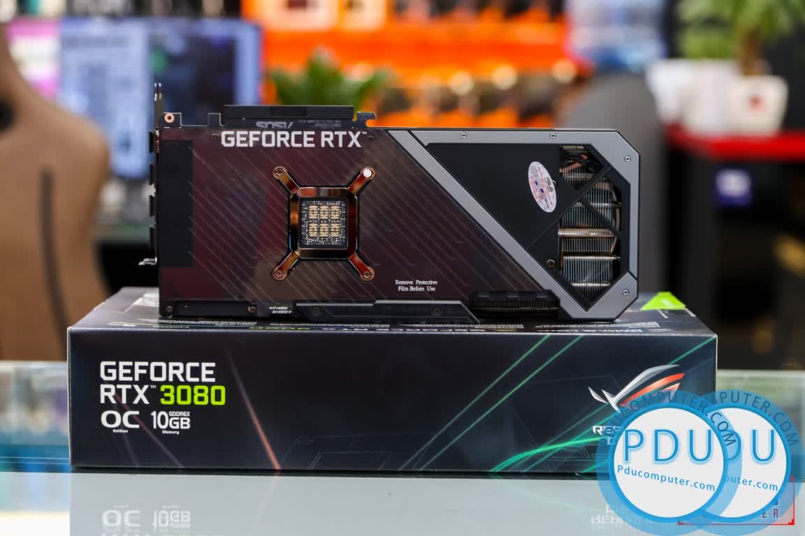 Card màn hình Asus ROG STRIX RTX3080-010G-GAMING (10GB GDDR6X, 320-bit, HDMI +DP, 3x8-pin)