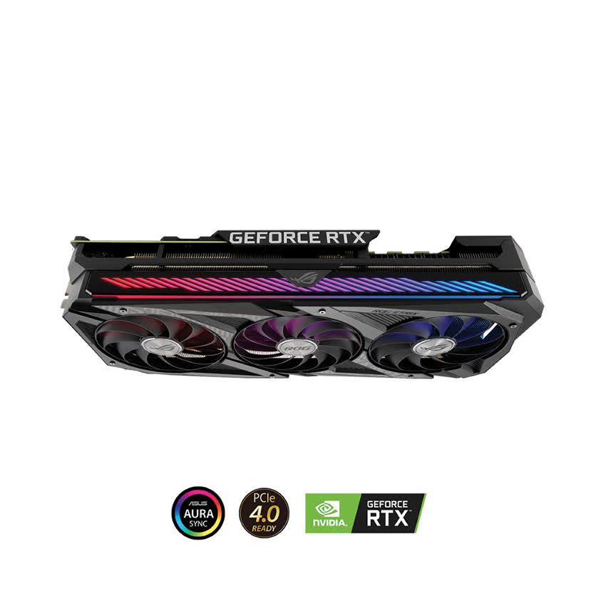 Card màn hình Asus ROG-STRIX-RTX3080-10G-GAMING (10GB GDDR6X, 320-bit, HDMI +DP, 3x8-pin)