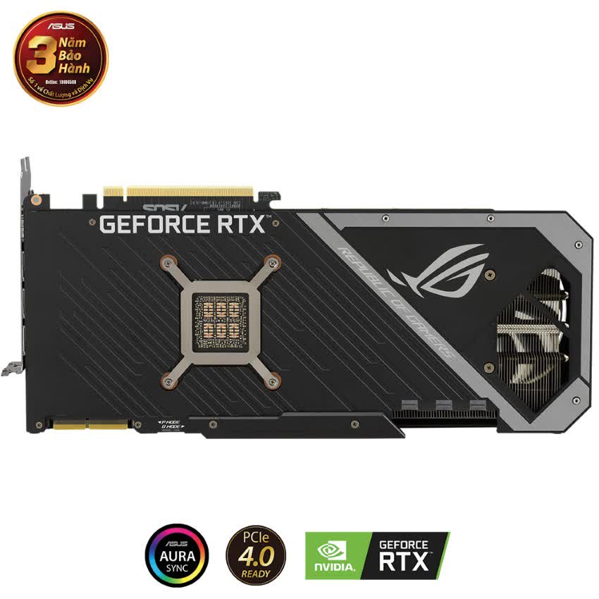 Card màn hình Asus ROG STRIX RTX3090-O24G-GAMING (24GB GDD6X, 384-bit, HDMI +DP, 3x8-pin)