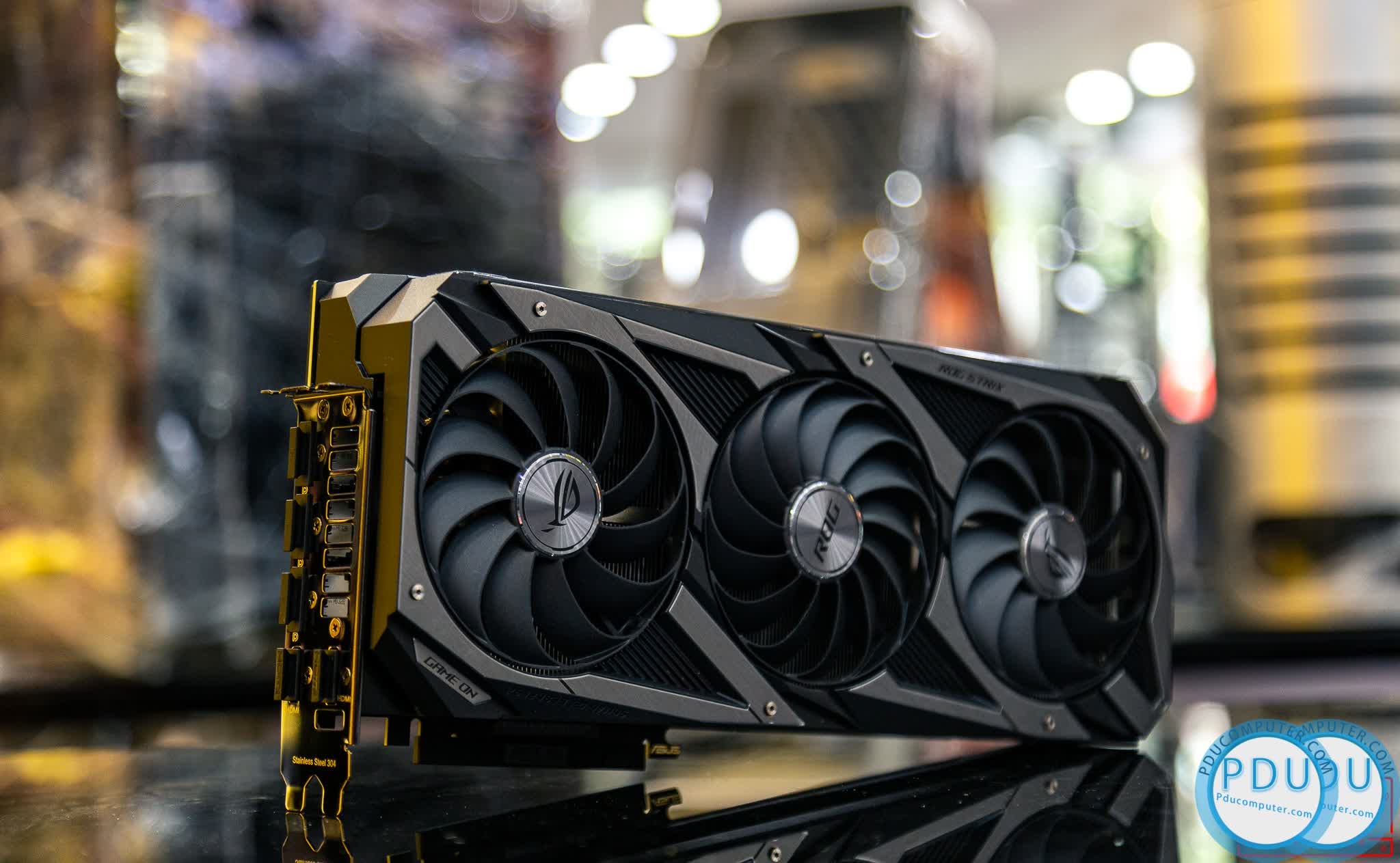 Card màn hình Asus ROG STRIX RTX3090-O24G-GAMING (24GB GDD6X, 384-bit, HDMI +DP, 3x8-pin)