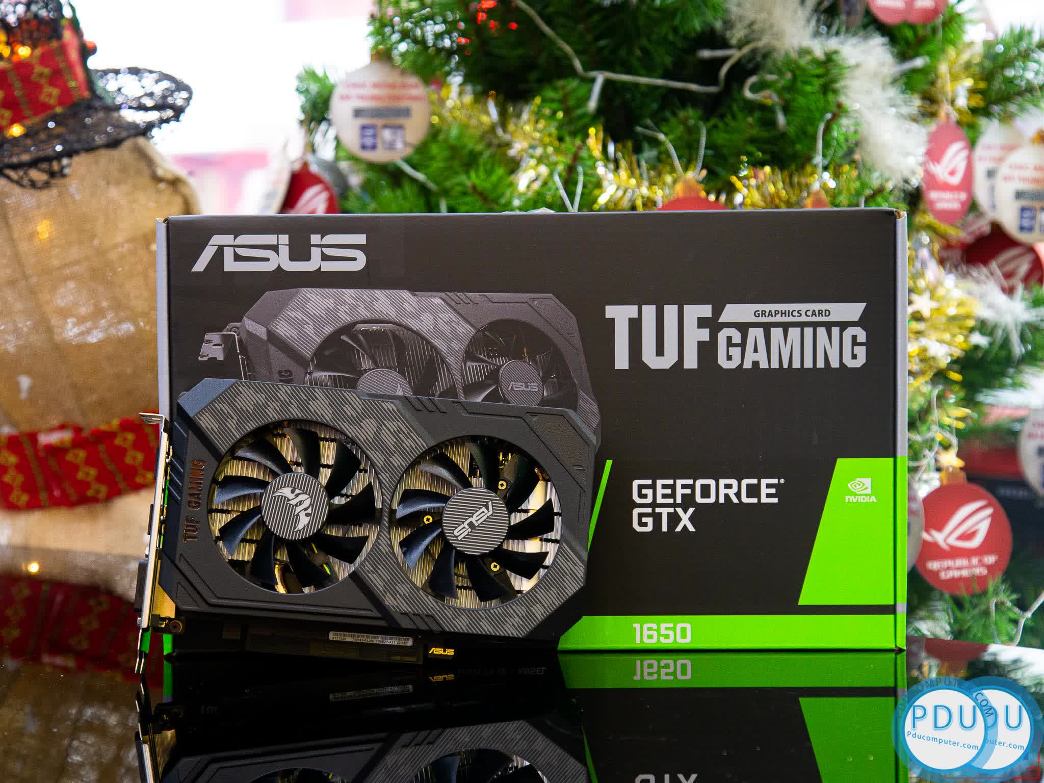 Card màn hình Asus TUF GTX 1650-O4GD6-P-GAMING (4GB GDDR6, 128-bit, DVI+HDMI+DP, 1x6-pin)