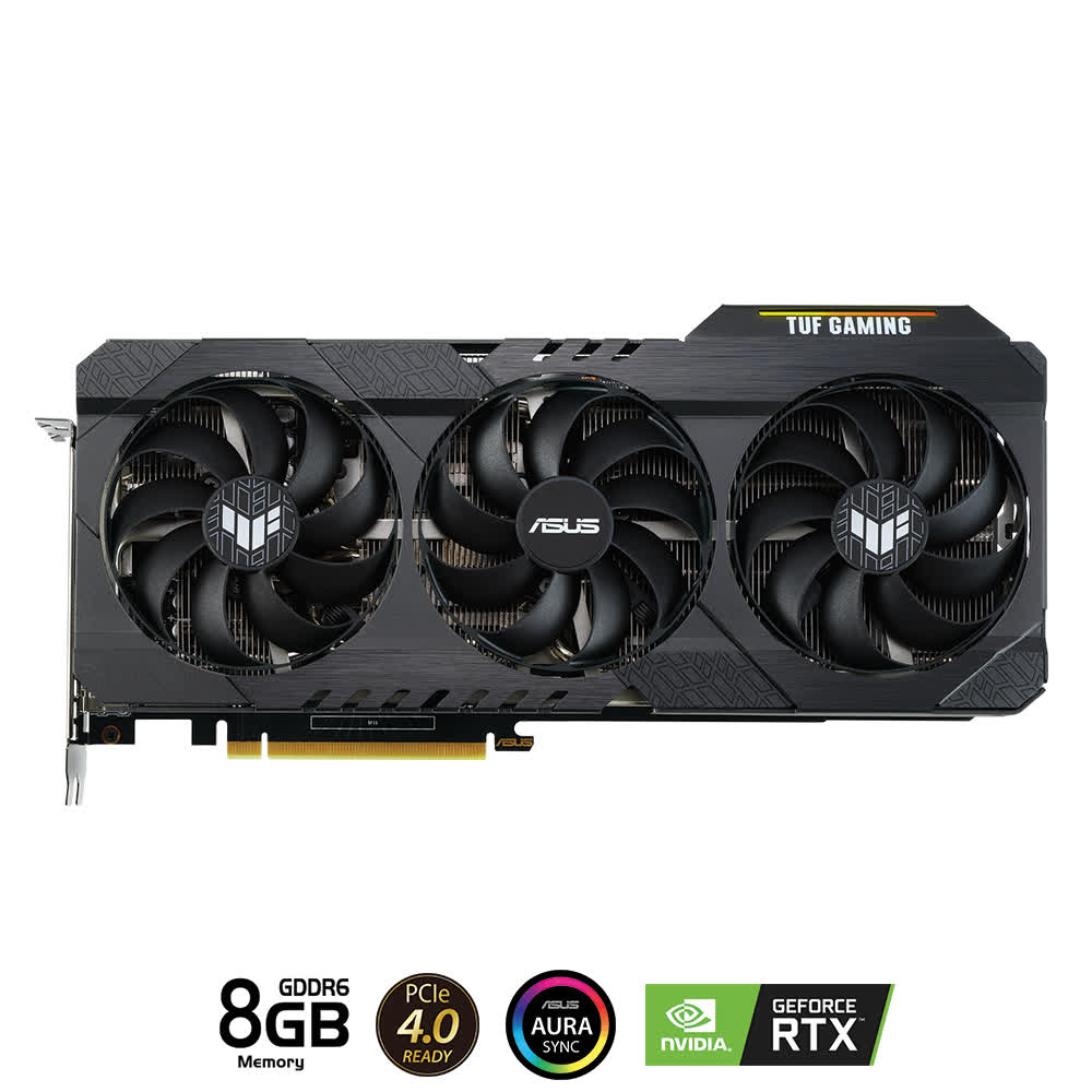Card màn hình Asus TUF RTX 3060 Ti-O8G-GAMING 