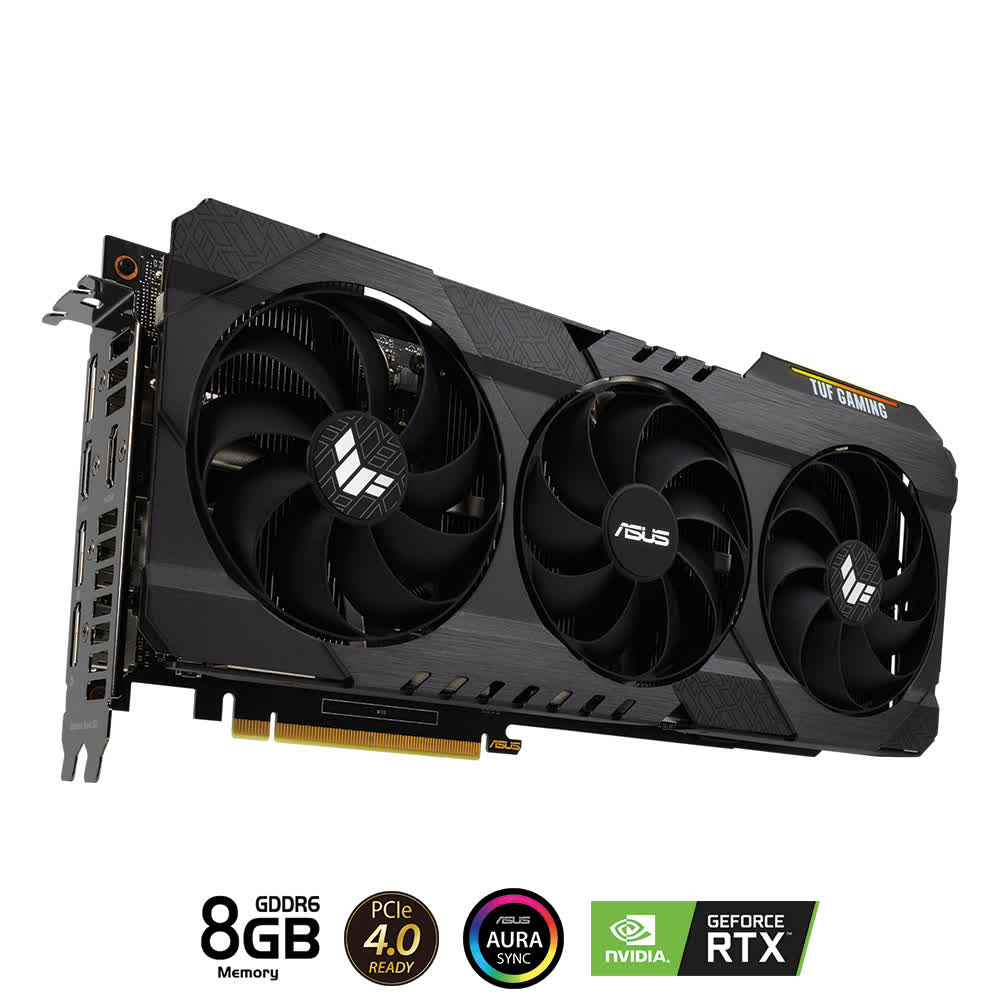 Card màn hình Asus TUF RTX 3060 Ti-O8G-GAMING 