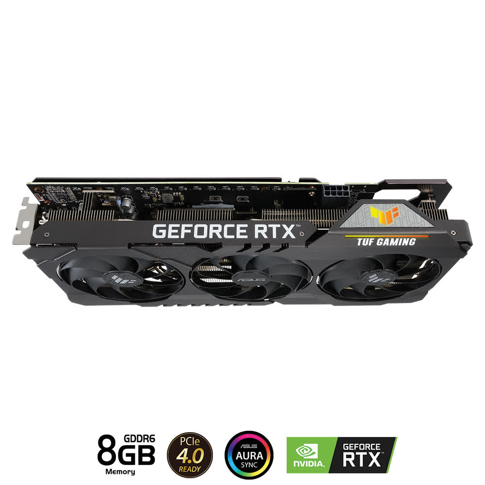 Card màn hình Asus TUF RTX 3060 Ti-O8G-GAMING 