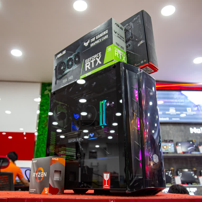 Card màn hình Asus TUF-RTX3080-10G-GAMING (10GB GDDR6X, 320-bit, HDMI +DP, 2x8-pin)