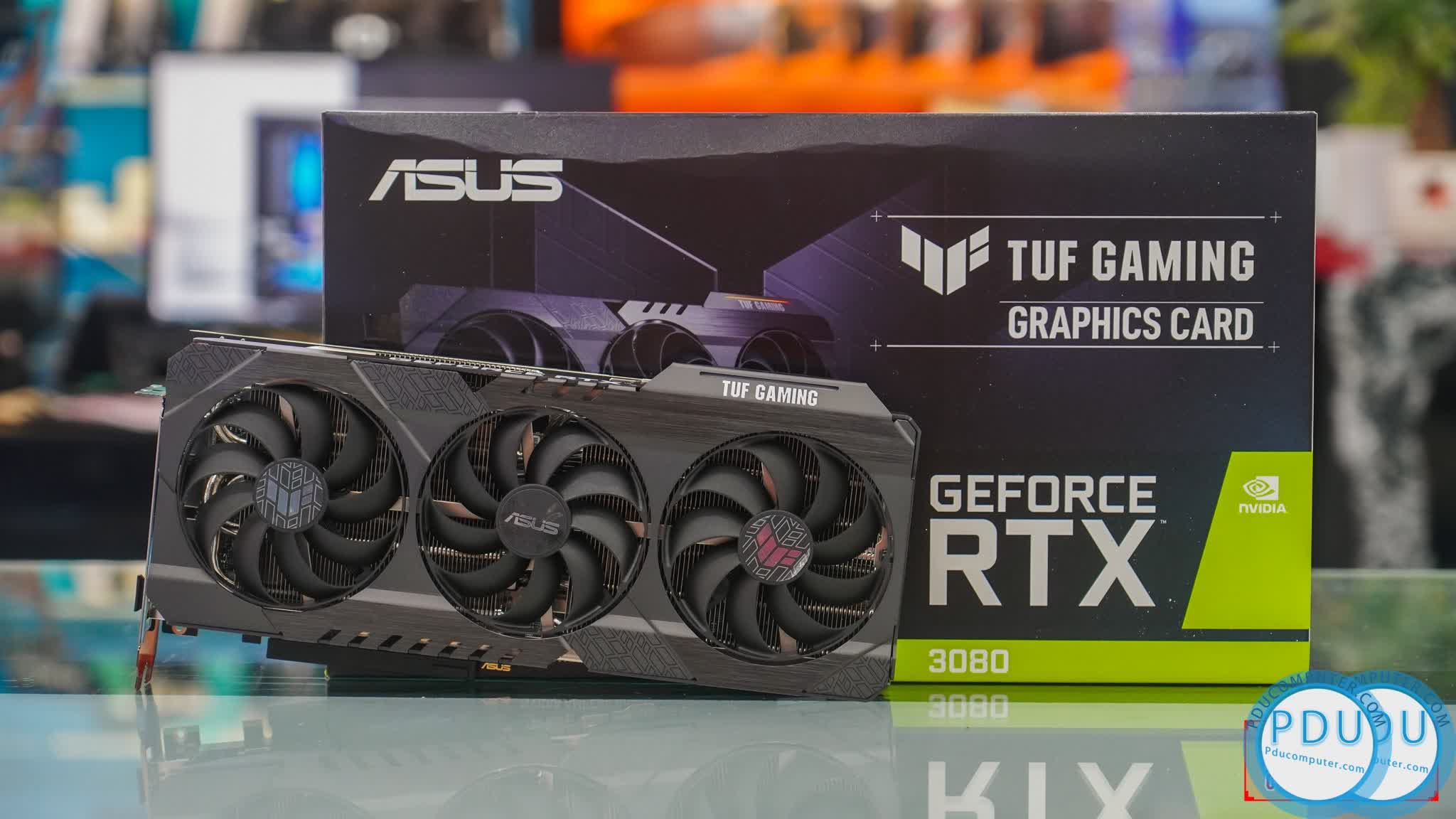 Card màn hình Asus TUF-RTX3080-10G-GAMING (10GB GDDR6X, 320-bit, HDMI +DP, 2x8-pin)