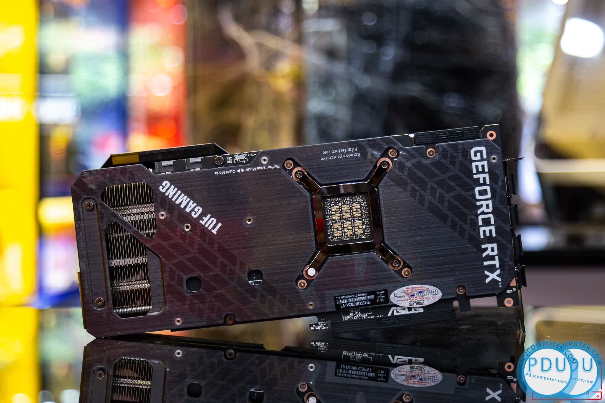 Card màn hình Asus TUF RTX3090-24G-GAMING (24GB GDD6X, 384-bit, HDMI +DP, 3x8-Pin)