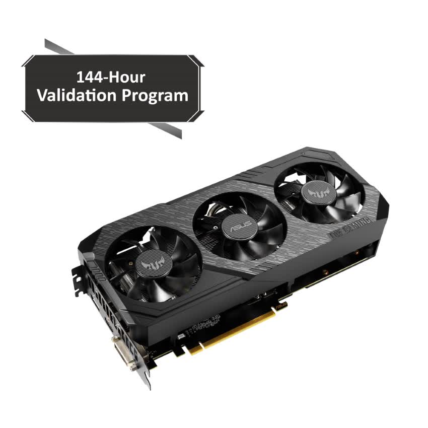Card màn hình Asus TUF3 GTX 1660 - O6G GAMING (6GB GDDR5, 192-bit, HDMI+DP, 1x8-pin)