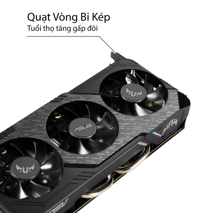 Card màn hình Asus TUF3 GTX 1660 - O6G GAMING (6GB GDDR5, 192-bit, HDMI+DP, 1x8-pin)