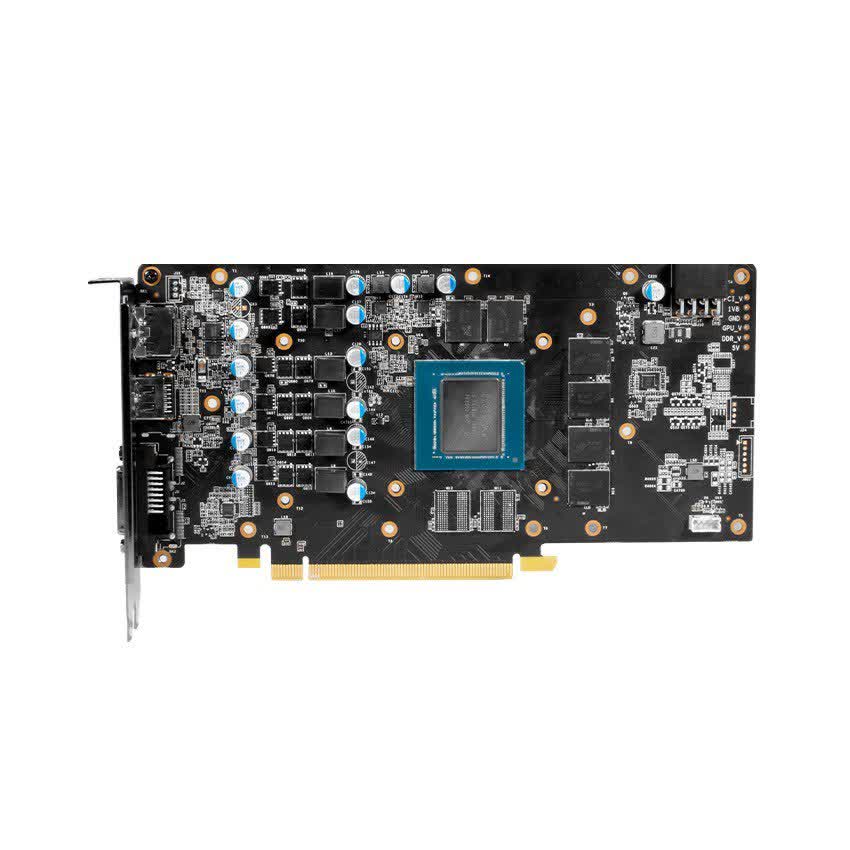 Card màn hình GALAX RTX 2060 (1 Click OC)-6GB (26NRL7HPX7OC) - (6GB GDDR6, 192-bit, DVI+HDMI+DP, 1x8-pin) 