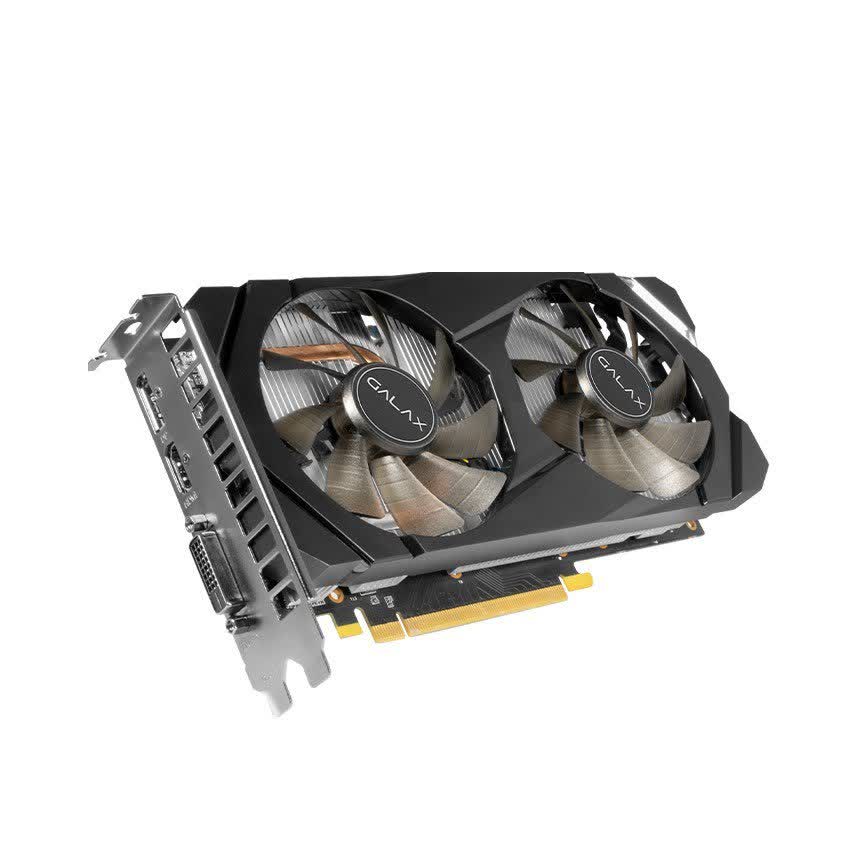 Card màn hình GALAX RTX 2060 (1 Click OC)-6GB (26NRL7HPX7OC) - (6GB GDDR6, 192-bit, DVI+HDMI+DP, 1x8-pin) 