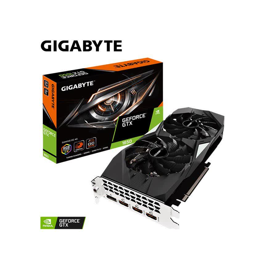 Card màn hình GIGABYTE GTX 1650 GAMING OC - 4GD (GV-N1650GAMING OC-4GD)