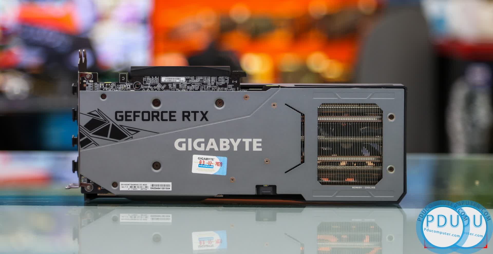 Card màn hình Gigabyte RTX 3060 Ti GAMING OC (8GB GDD6, 256-bit, HDMI +DP, 1x8-pin, 1x6-pin)