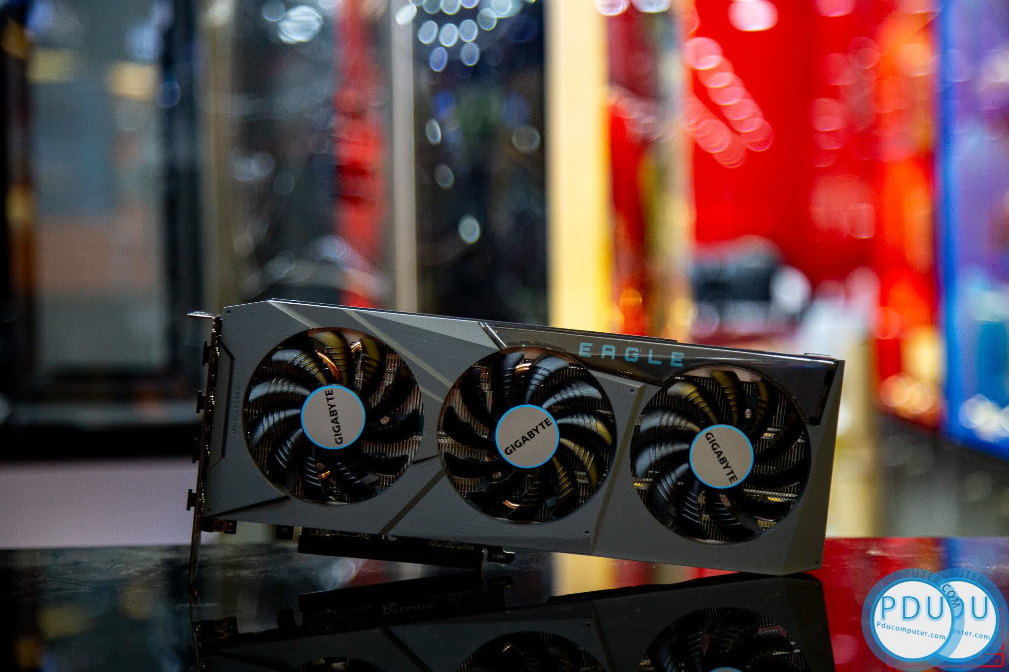 Card màn hình Gigabyte RTX 3070 EAGLE OC - 8GD (8GB GDD6, 256-bit, HDMI +DP, 1x8-pin+6x1-pin)