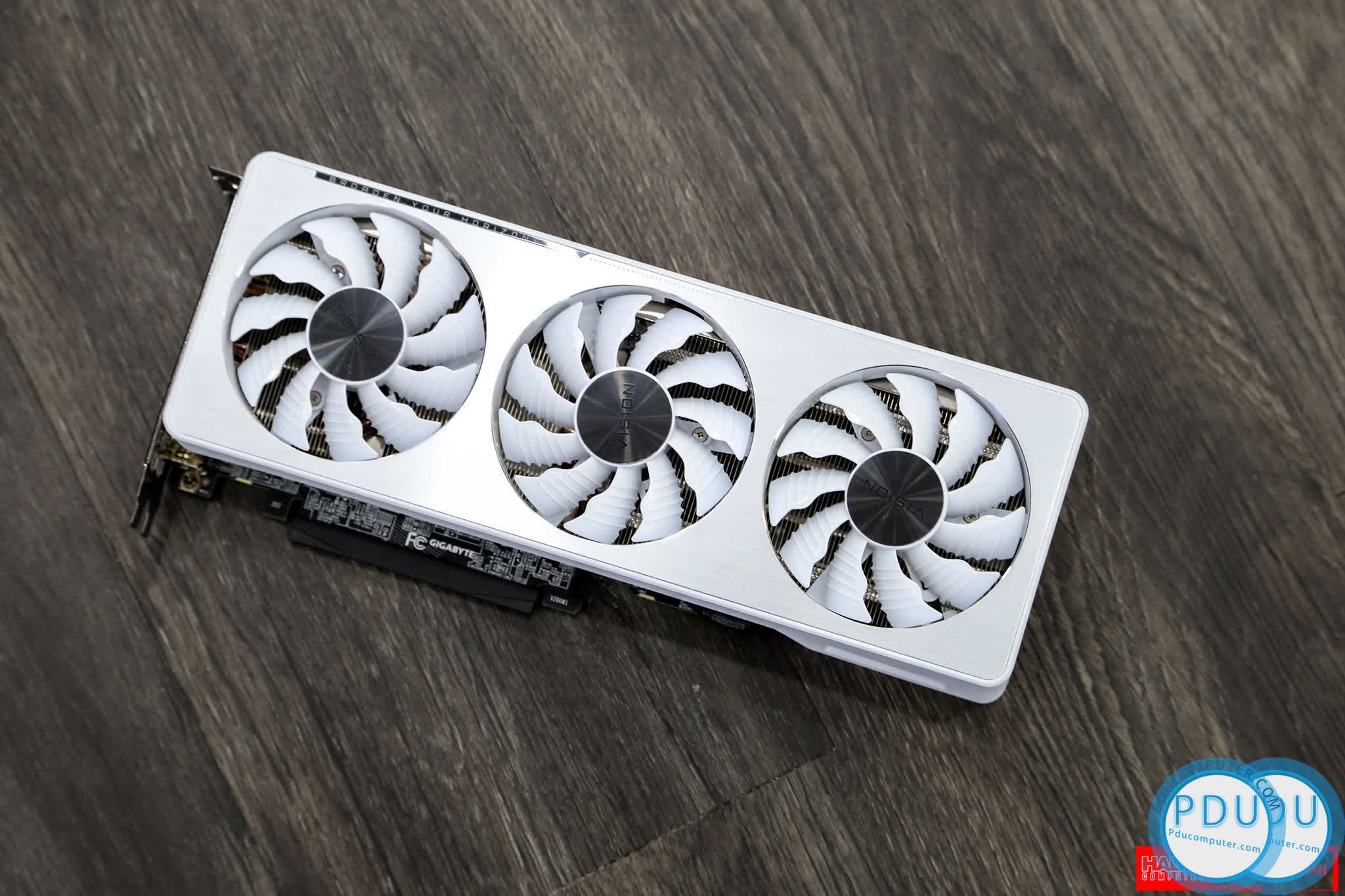 Card màn hình Gigabyte RTX 3070 VISION OC - 8GD (8GB GDD6, 256-bit, HDMI +DP, 1x8-pin+6x1-pin)