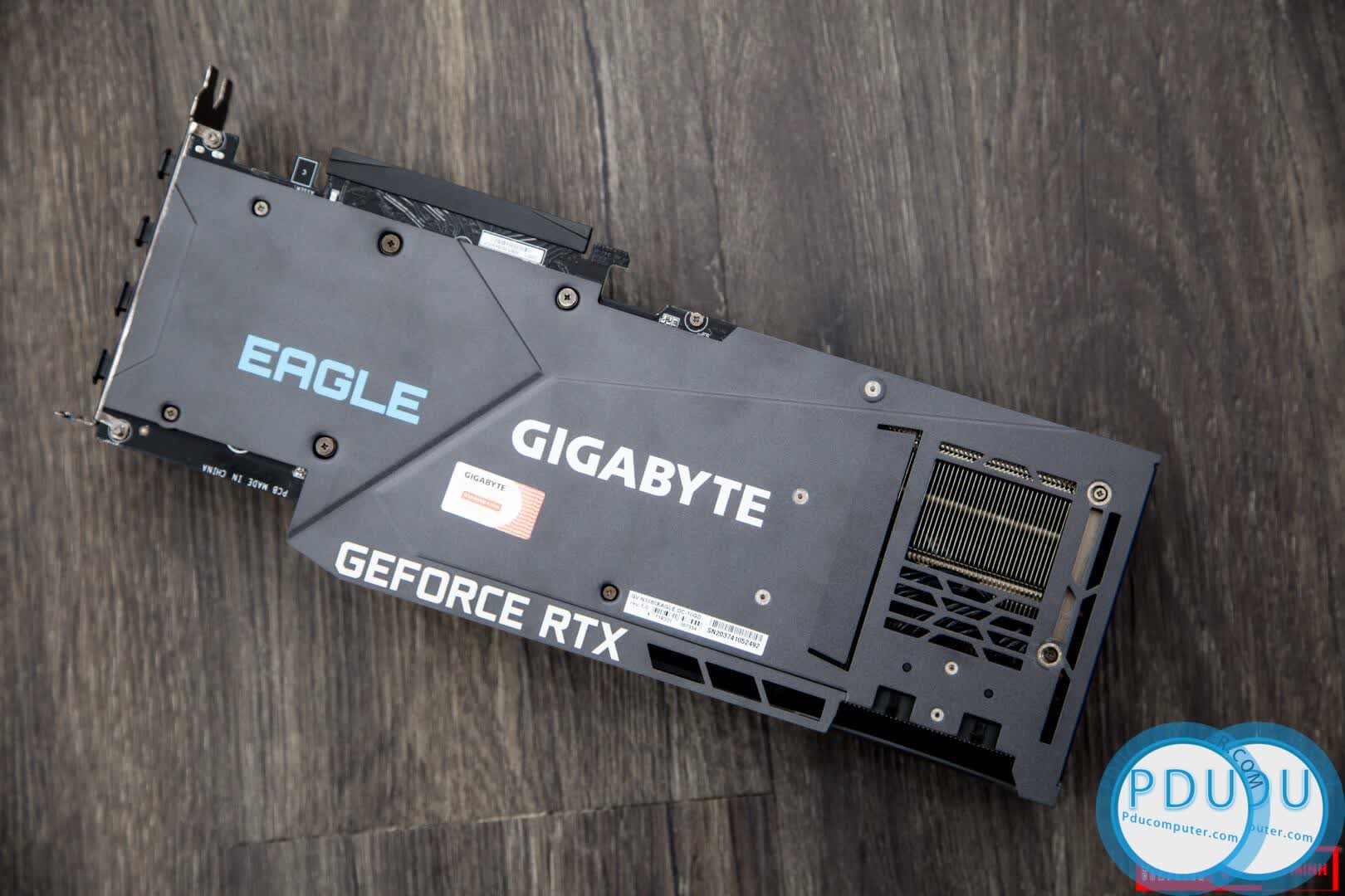 Card màn hình Gigabyte RTX 3080 EAGLE OC-10GD (10GB GDD6X, 320-bit, HDMI +DP, 2x8-pin)