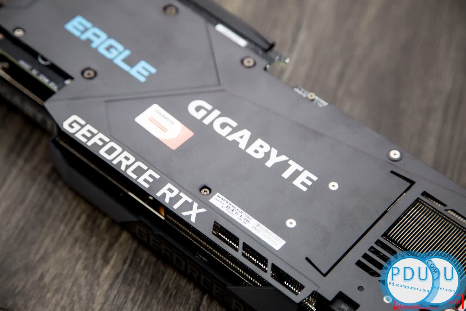 Card màn hình Gigabyte RTX 3080 EAGLE OC-10GD (10GB GDD6X, 320-bit, HDMI +DP, 2x8-pin)