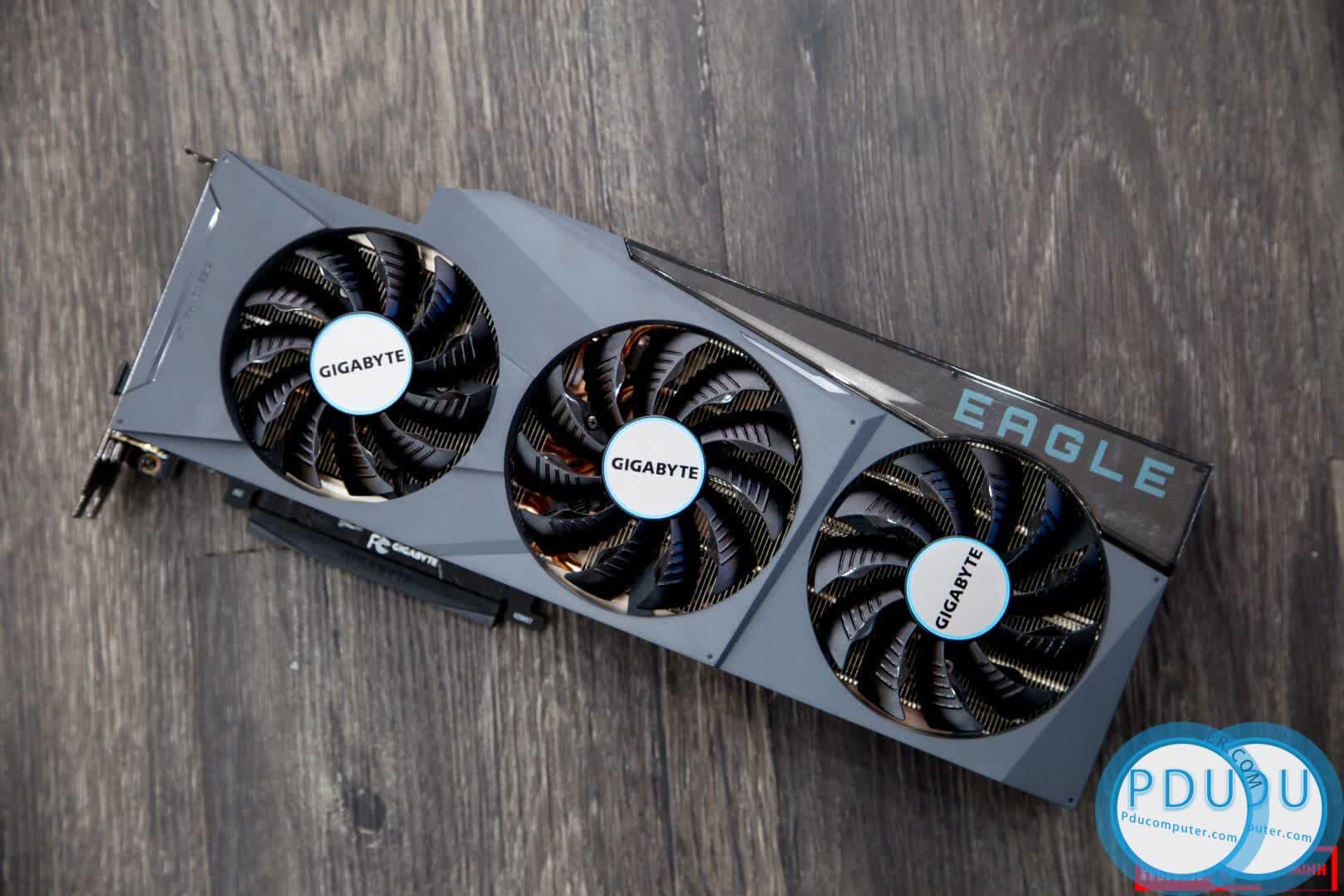 Card màn hình Gigabyte RTX 3080 EAGLE OC-10GD (10GB GDD6X, 320-bit, HDMI +DP, 2x8-pin)