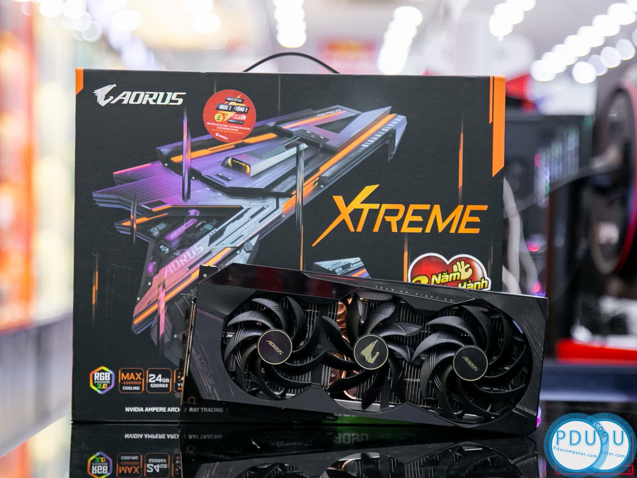 Card màn hình Gigabyte RTX 3090 AORUS XTREME-24GD