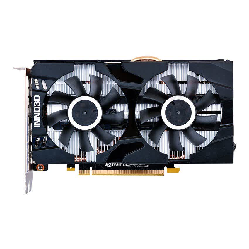 Card màn hình INNO3D GeForce GTX 1660 Ti TWIN X2 (6GB GDDR6, 192-bit, HDMI+DP, 1x8-pin)