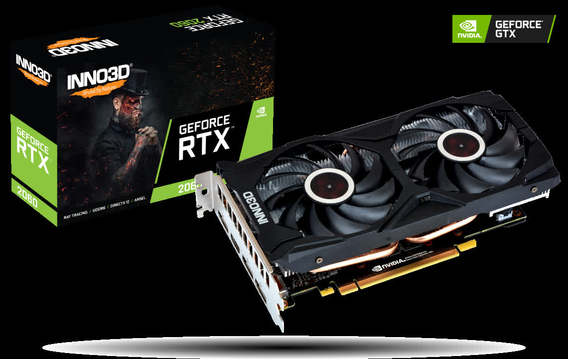 Card màn hình Inno3D RTX 2060 GAMING OC X2 6GB (6GB GDDR6, 192-bit, HDMI+DP, 8-pin)