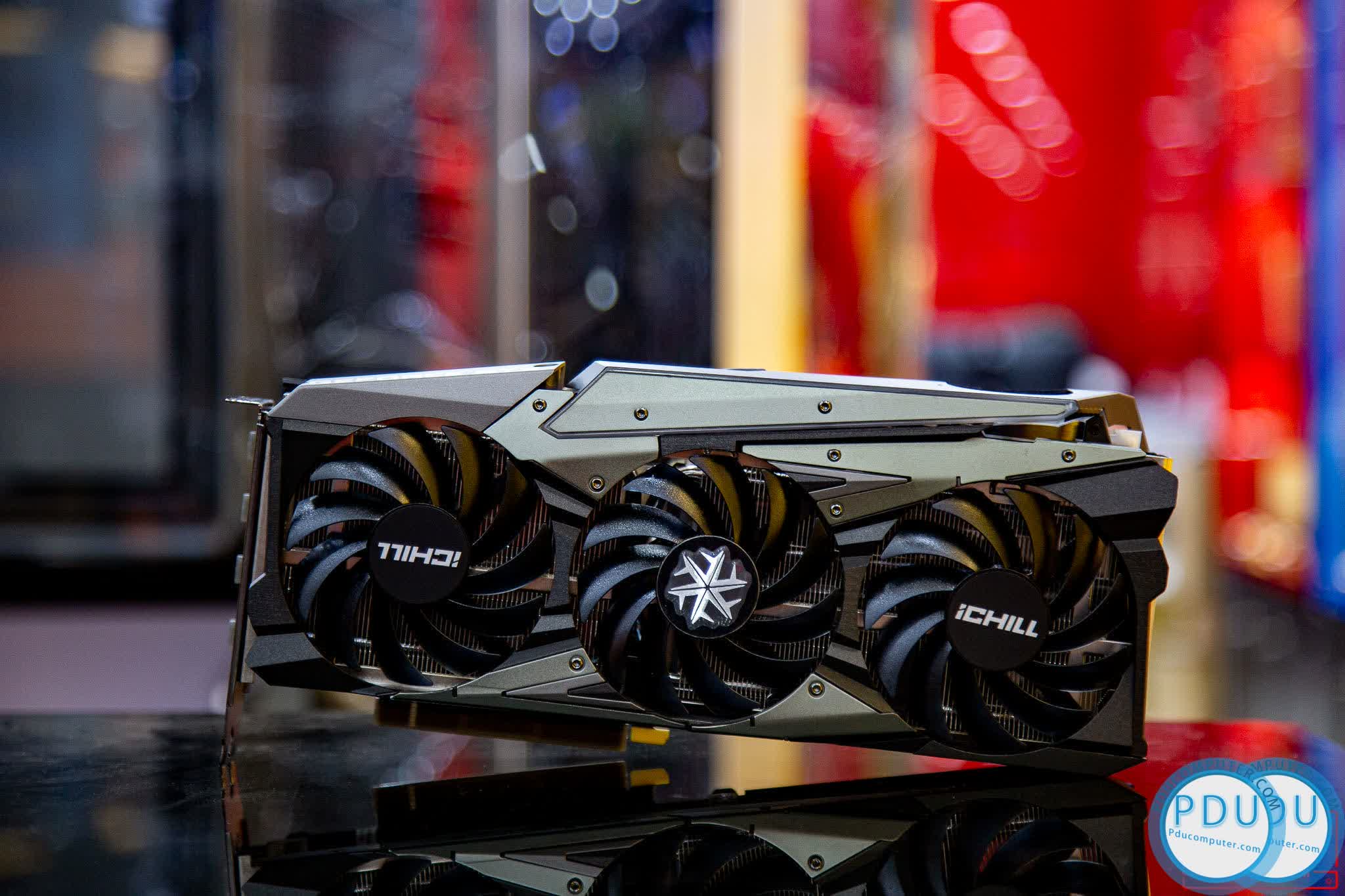 Card màn hình Inno3D RTX 3070 ICHILL X4 (8GB GDDR6, 256-bit, HDMI+DP, 2x8-pin)