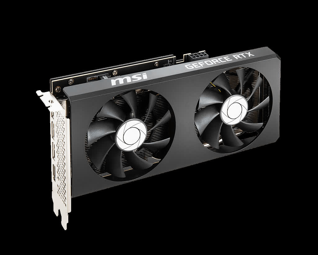 Card màn hình MSI RTX 3060 Ti TWIN FAN OC-8GB