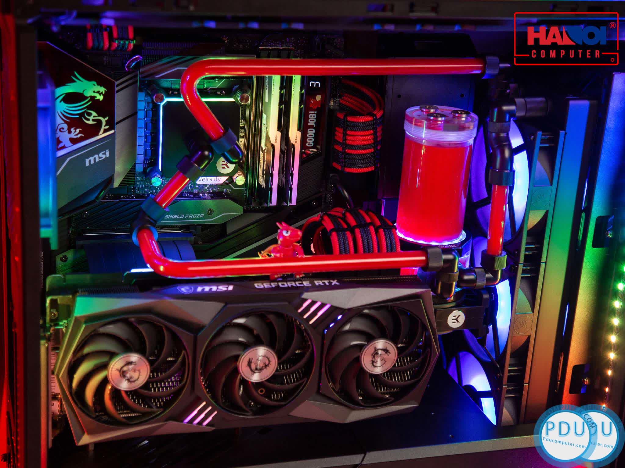 Card màn hình MSI RTX 3090 GAMING X TRIO 24G (24GB GDDR6X, 384-bit, HDMI +DP, 3x8-pin)