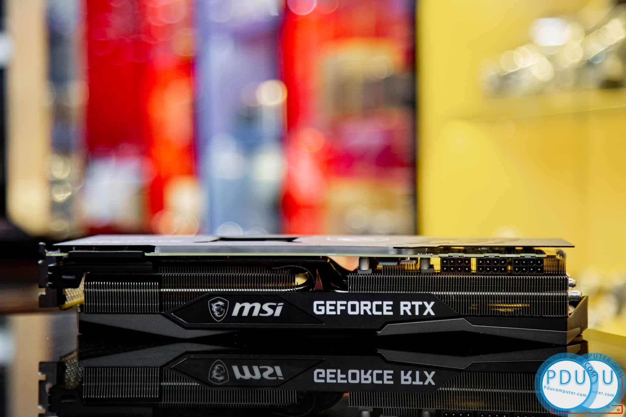 Card màn hình MSI RTX 3090 GAMING X TRIO 24G (24GB GDDR6X, 384-bit, HDMI +DP, 3x8-pin)