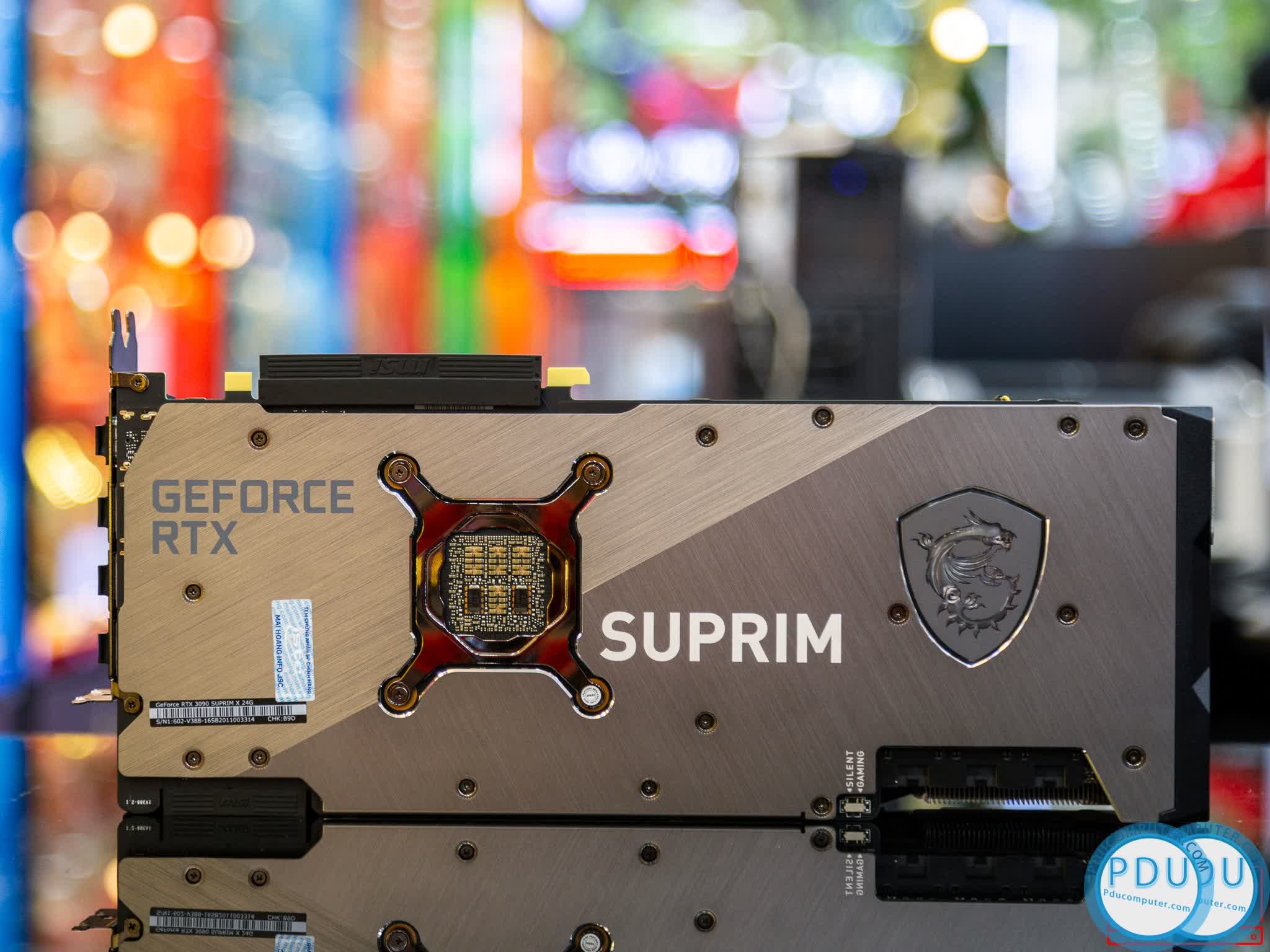 Card màn hình MSI RTX 3090 SUPRIM X 24G (24GB GDD6X, 384-bit, HDMI +DP, 3x8-pin)