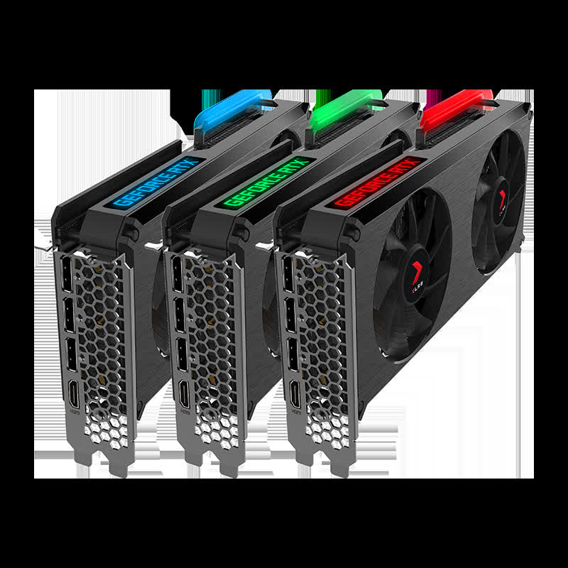 Card màn hình PNY RTX 3060 Ti 8GB XLR8 Gaming REVEL EPIC-X RGB 