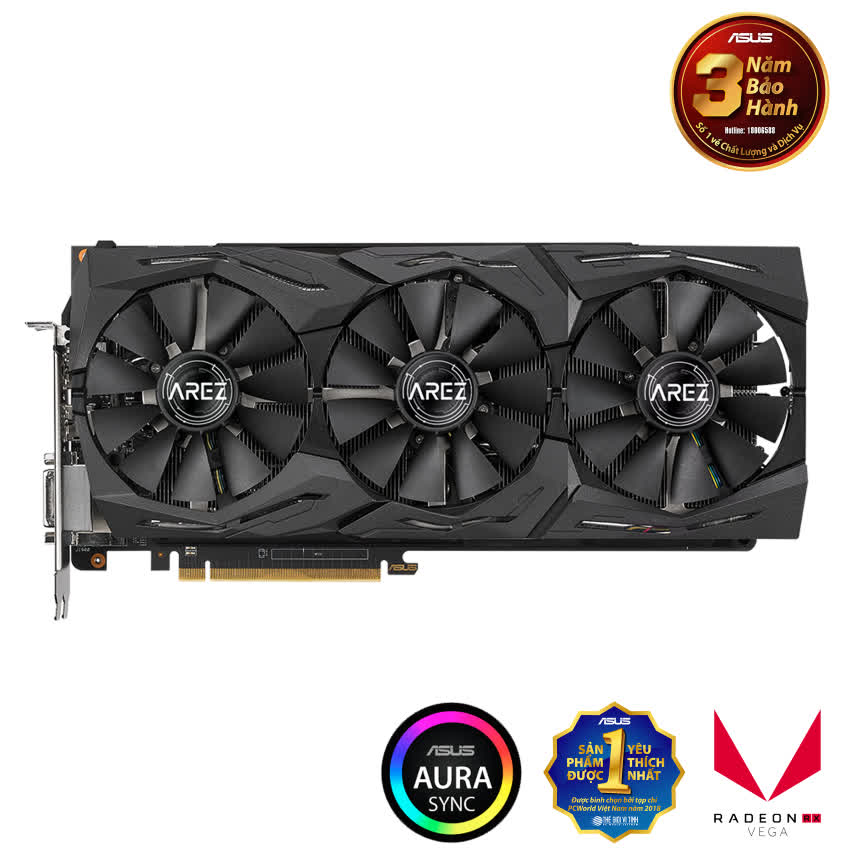 Vga Card ASUS ROG-STRIX-RXVEGA64-O8G-GAMING