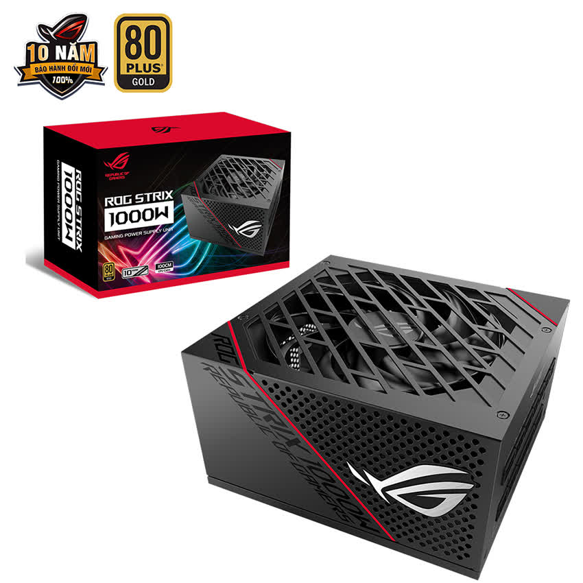 Nguồn  ASUS ROG STRIX 1000W GOLD - 1000W ( Màu Đen/80 Plus Gold / Full Modular)