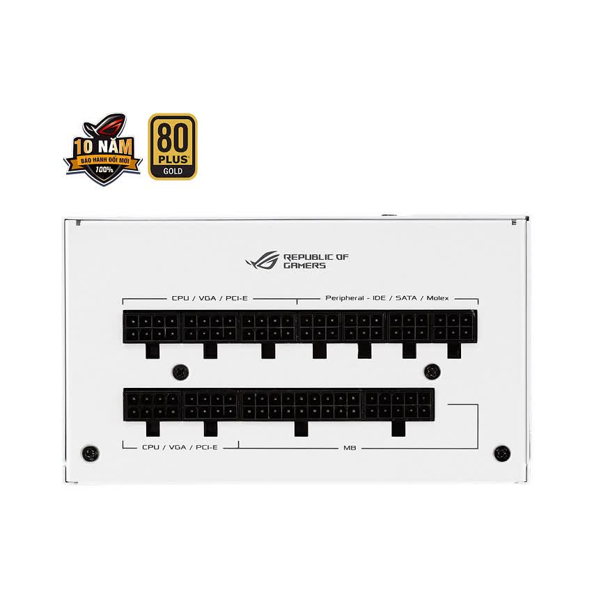 Nguồn  ASUS ROG STRIX 850W GOLD - White Edition  850W ( Màu Trắng/80 Plus Gold / Full Modular)