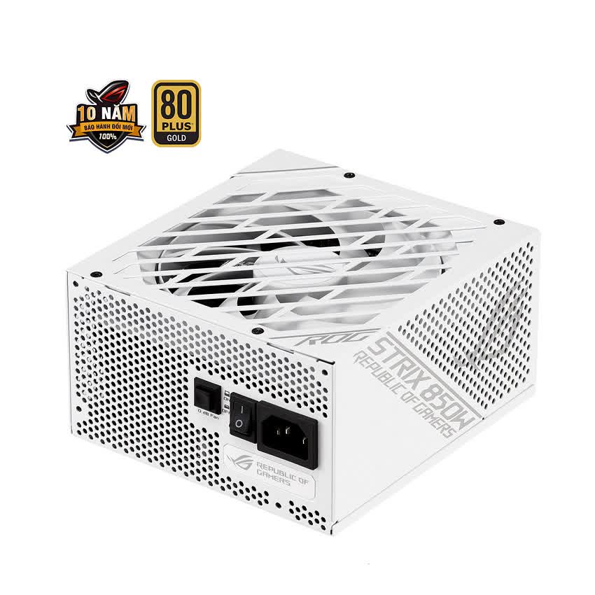 Nguồn  ASUS ROG STRIX 850W GOLD - White Edition  850W ( Màu Trắng/80 Plus Gold / Full Modular)